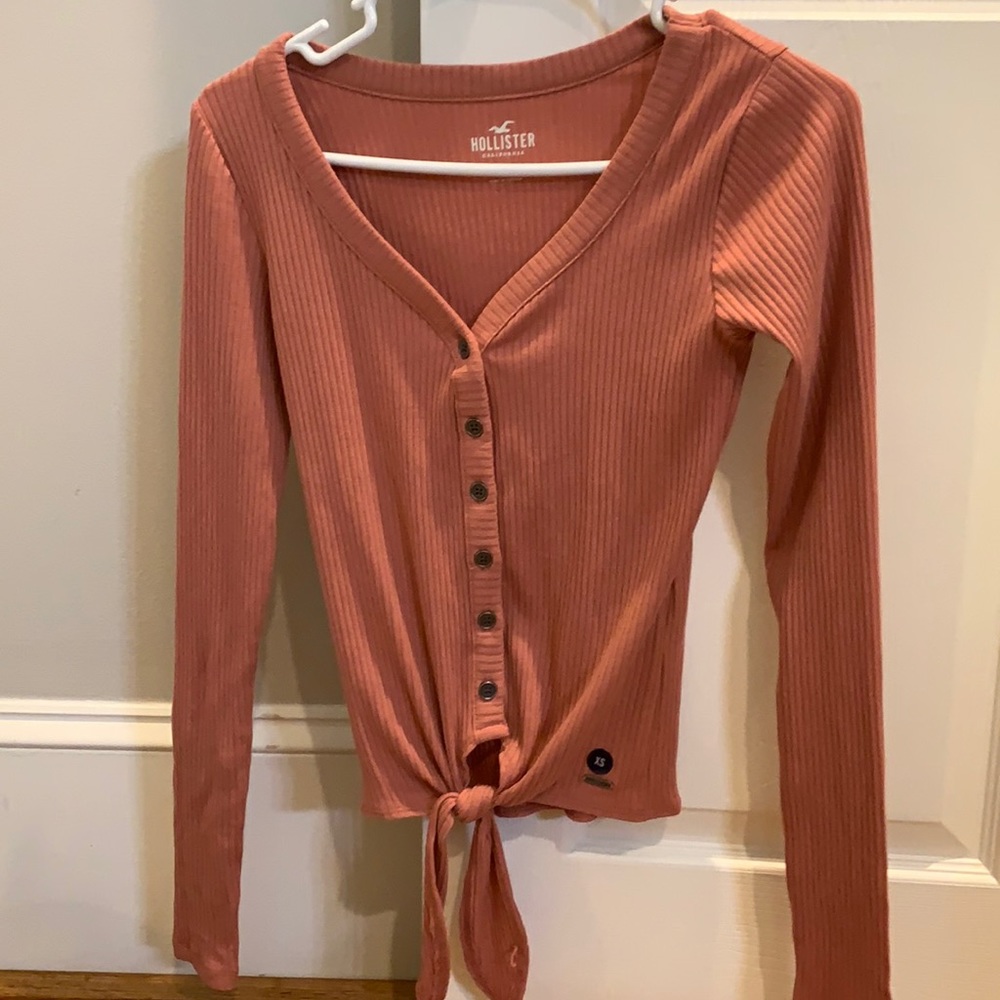 Pink Hollister Top